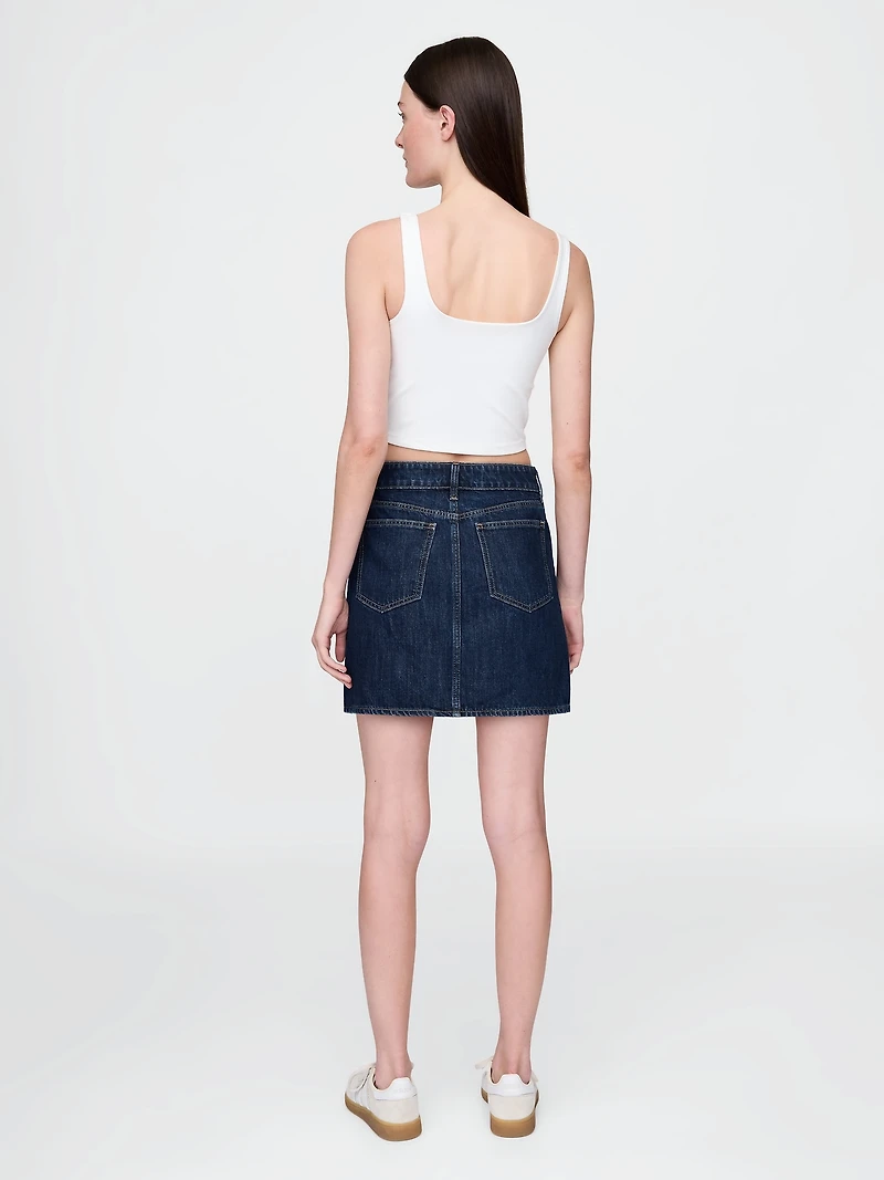 Denim Mini Skirt