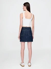 Denim Mini Skirt