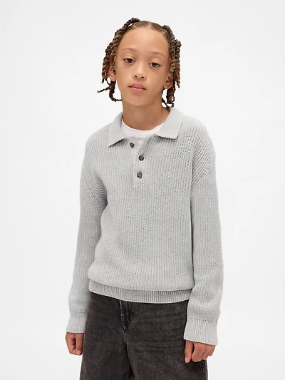 Kids Polo Shirt Sweater