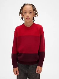 Kids CashSoft Relaxed Crewneck Sweater