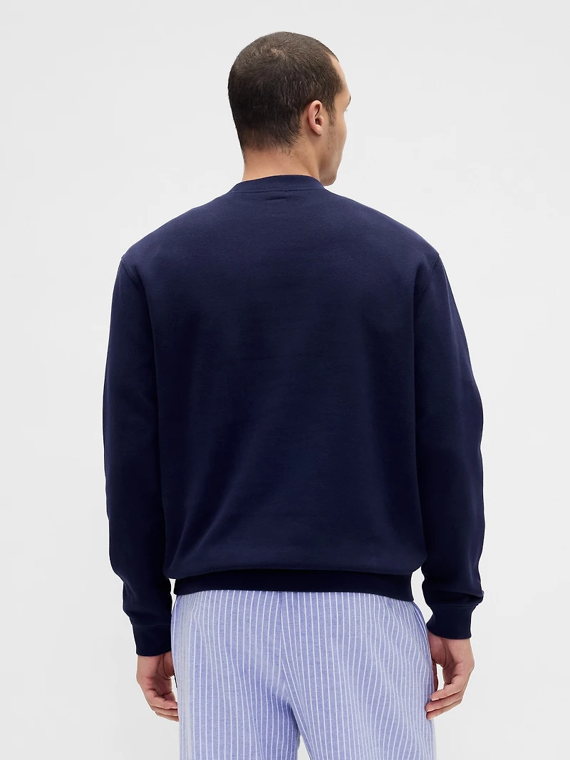 Chandail en coton ouaté à logo VintageDoux