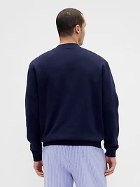 Chandail en coton ouaté à logo VintageDoux