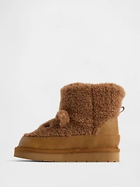 Bottes douillettes à motif d’ourson pour Tout-petit