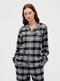 Chemise de pyjama en flanelle ultra-douce pour Adulte