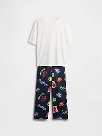 Kids Varsity Logo Oversized Recycled PJ Set