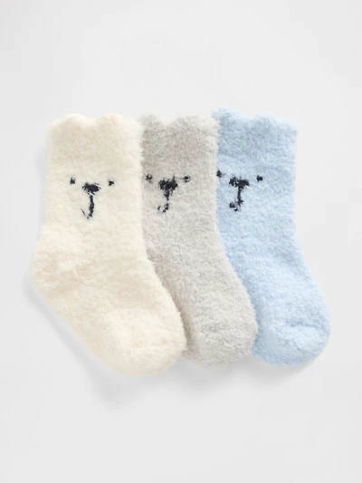 Baby Cozy Bear Socks