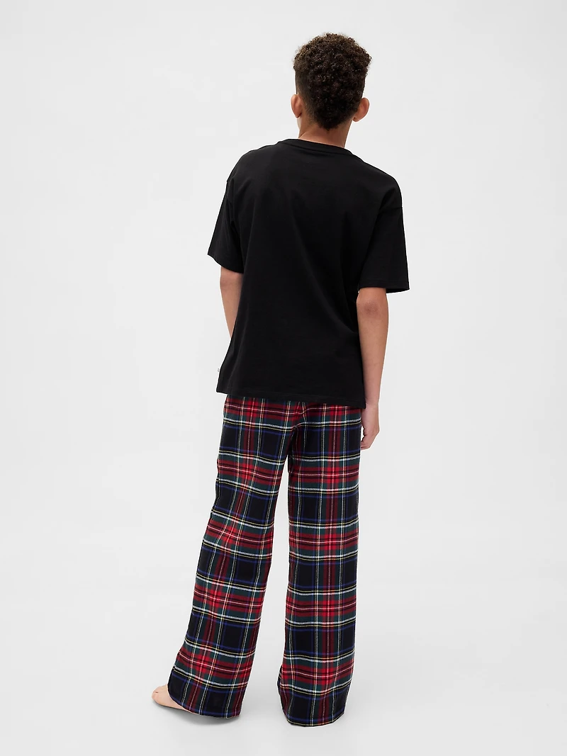 Kids Recycled Flannel PJ Set