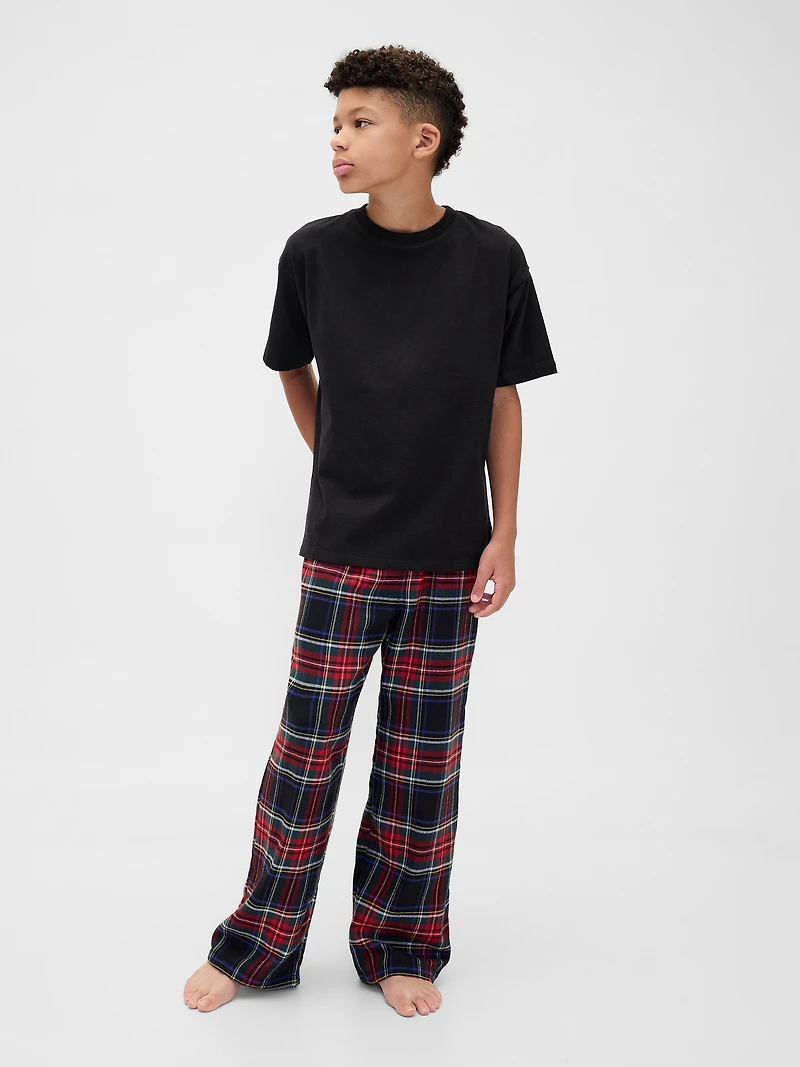 Kids Recycled Flannel PJ Set