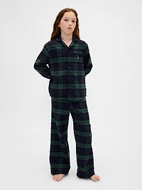 Kids Recycled Flannel PJ Set