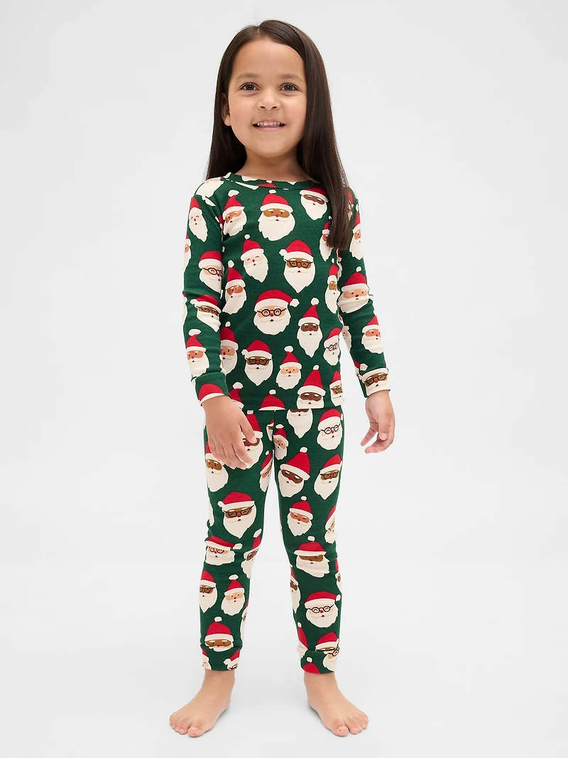 Pyjama des Fêtes en coton biologique brossé pour Enfant et Béb