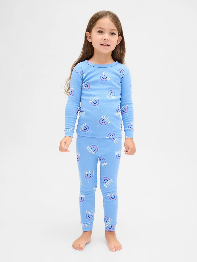 Pyjama des Fêtes en coton biologique brossé pour Enfant et Béb