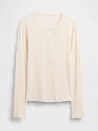 Pointelle Cardigan