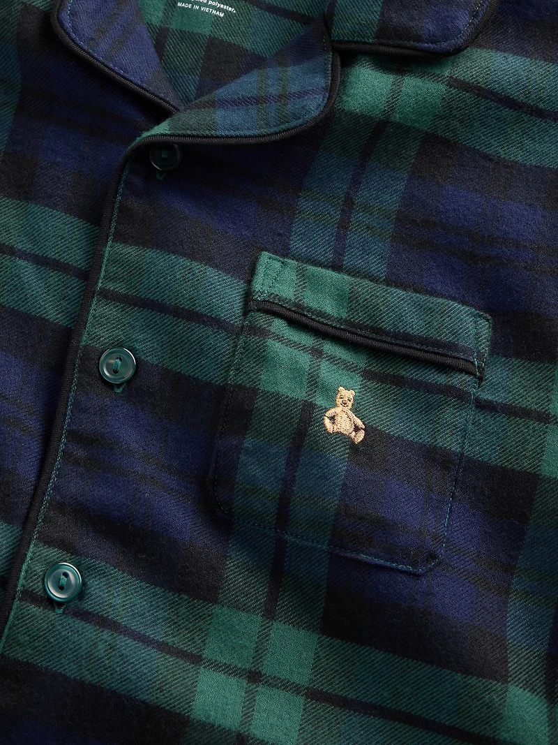 Kids Recycled Flannel PJ Set