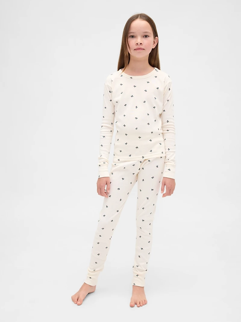 Pyjama des Fêtes en coton biologique brossé pour Enfant et Béb