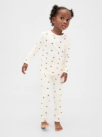 Pyjama des Fêtes en coton biologique brossé pour Enfant et Béb