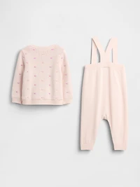 Baby Cardigan Sweater Outfit Set