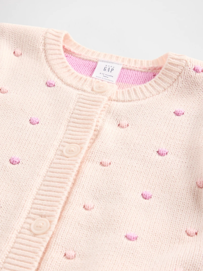Baby Cardigan Sweater Outfit Set
