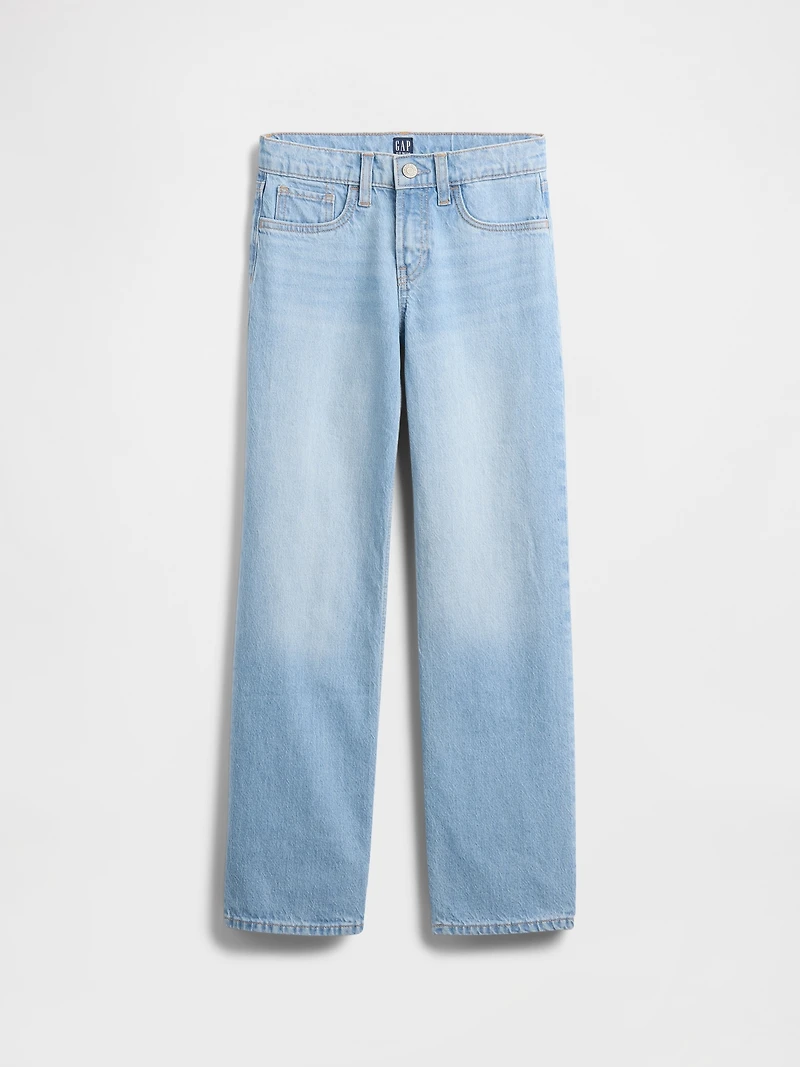 Kids Low Rise Straight Jeans
