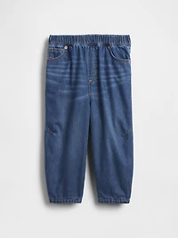Baby & Toddler Cozy-Lined Barrel Jeans
