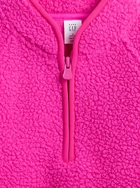 Baby & Toddler Sherpa Half-Zip Pullover