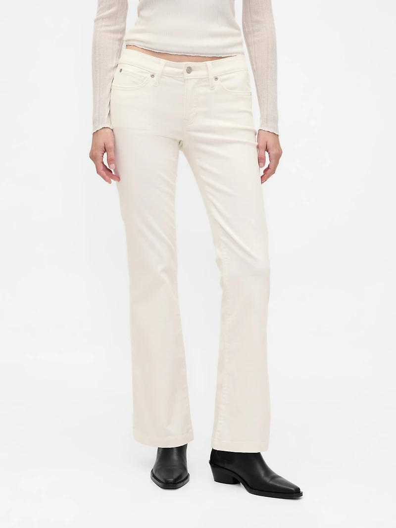 Low Rise Corduroy Long & Lean Pants