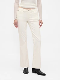 Low Rise Corduroy Long & Lean Pants