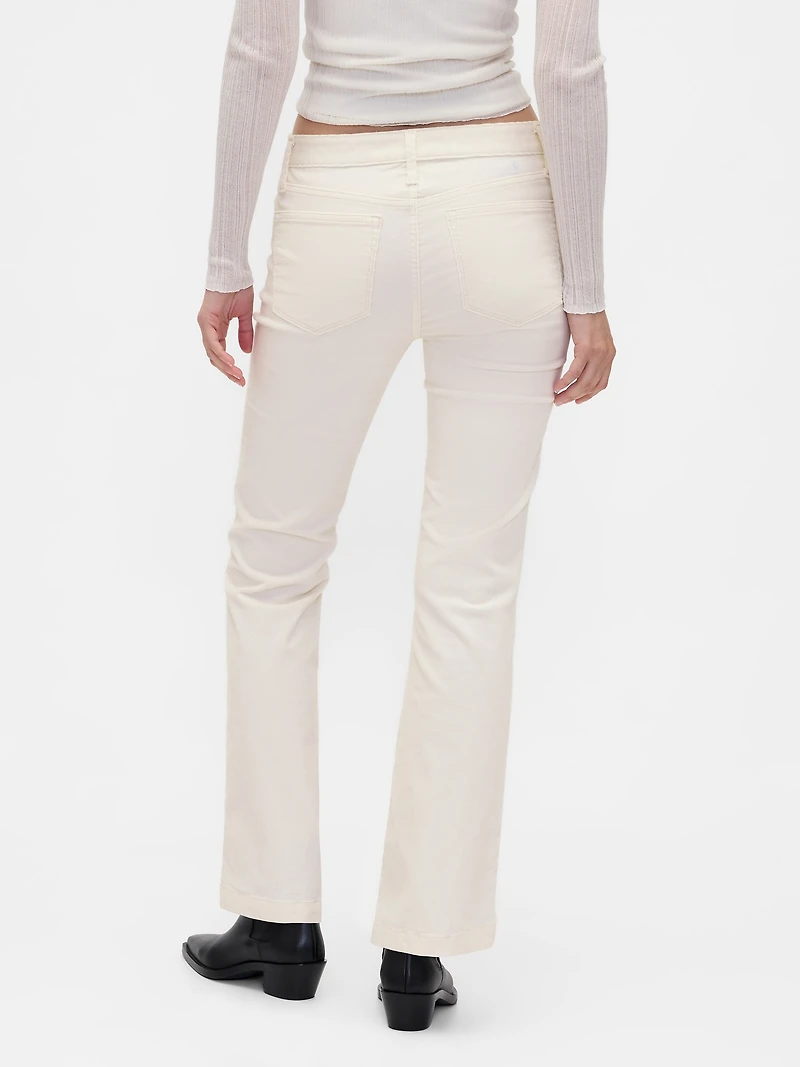 Low Rise Corduroy Long & Lean Pants