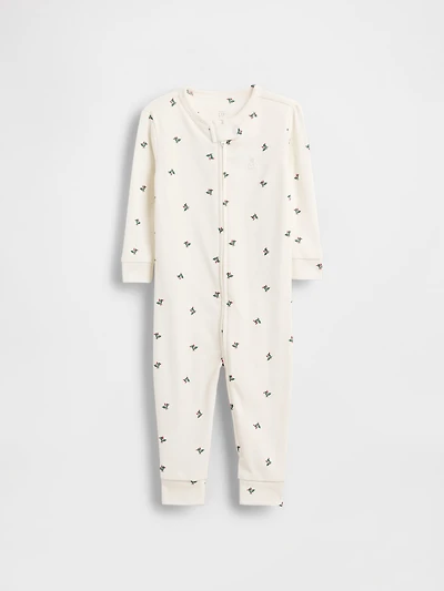 Une-pièce en coton biologique pour Béb