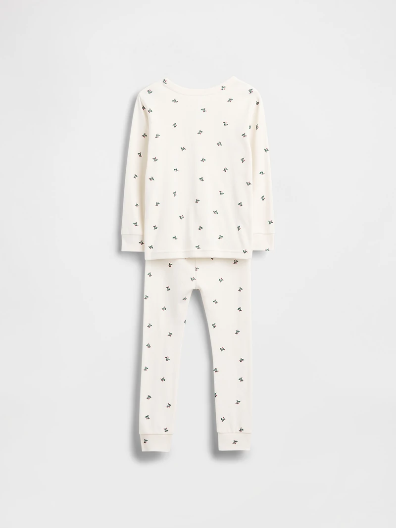 Pyjama des Fêtes en coton biologique brossé pour Enfant et Béb