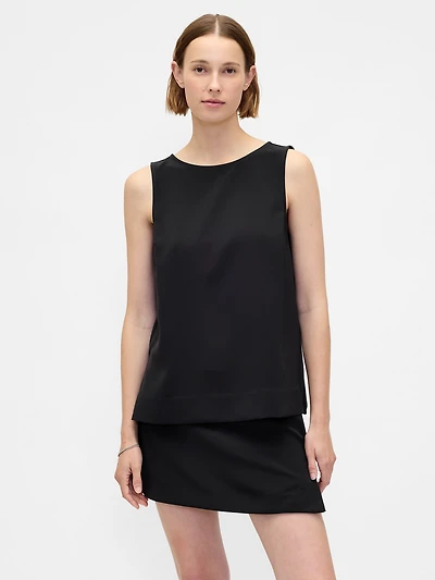 Boatneck Shell Tank Top