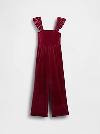 Kids Velvet Jumpsuit