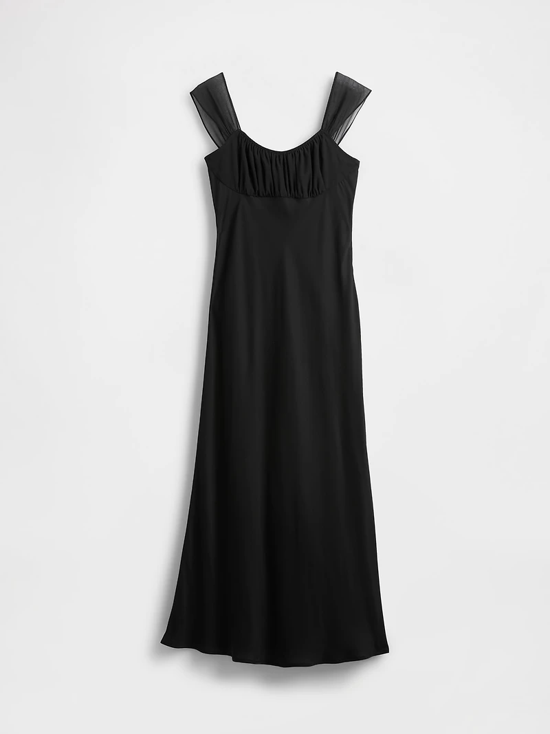 Mixed Media Maxi Dress