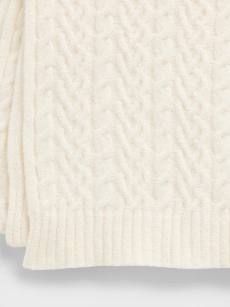 charpe en tricot torsadé Effet cachemire