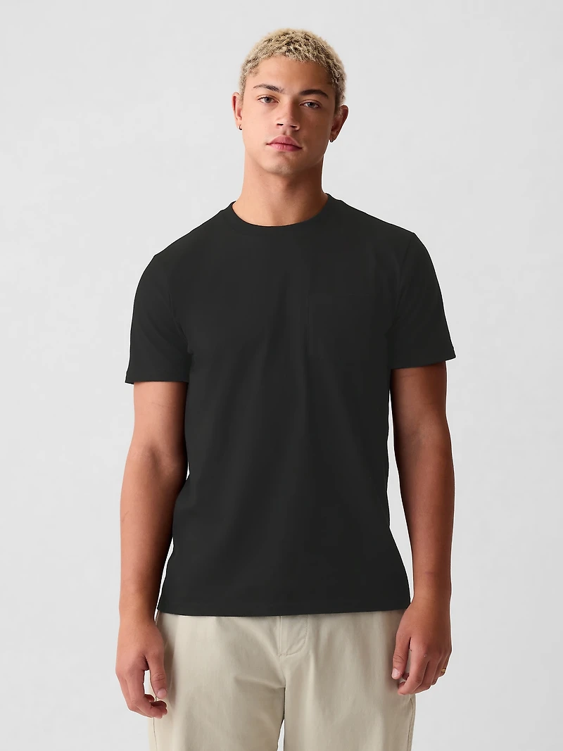 T-shirt à poche en coton biologique pour Adulte