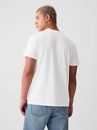 T-shirt à poche en coton biologique pour Adulte