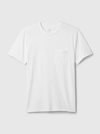 T-shirt à poche en coton biologique pour Adulte