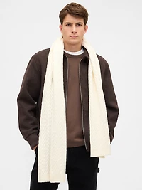 charpe en tricot torsadé Effet cachemire