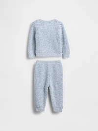 Baby Marled Sweater Outfit Set