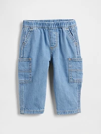 Baby Pull-On Barrel Cargo Jeans