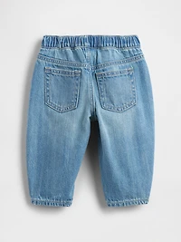Baby Pull-on Barrel Jeans