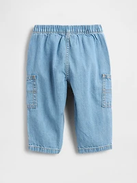 Baby Pull-On Barrel Cargo Jeans