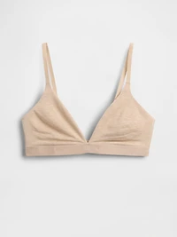 Organic Stretch Cotton Triangle Bra