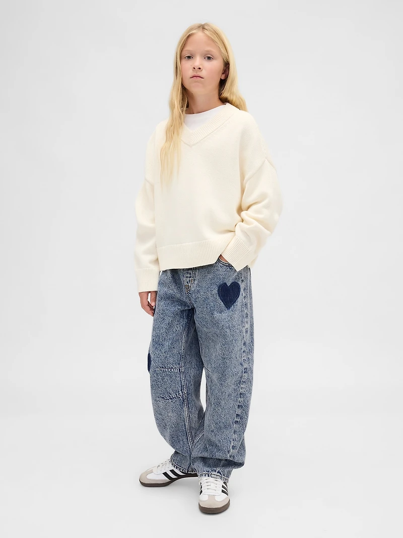 Kids Easy Barrel Jeans