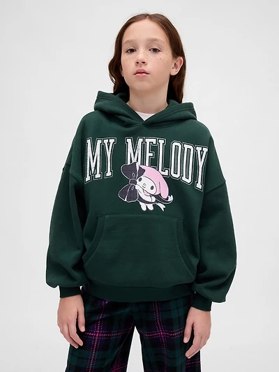 Kids VintageSoft Oversized Hello Kitty Hoodie