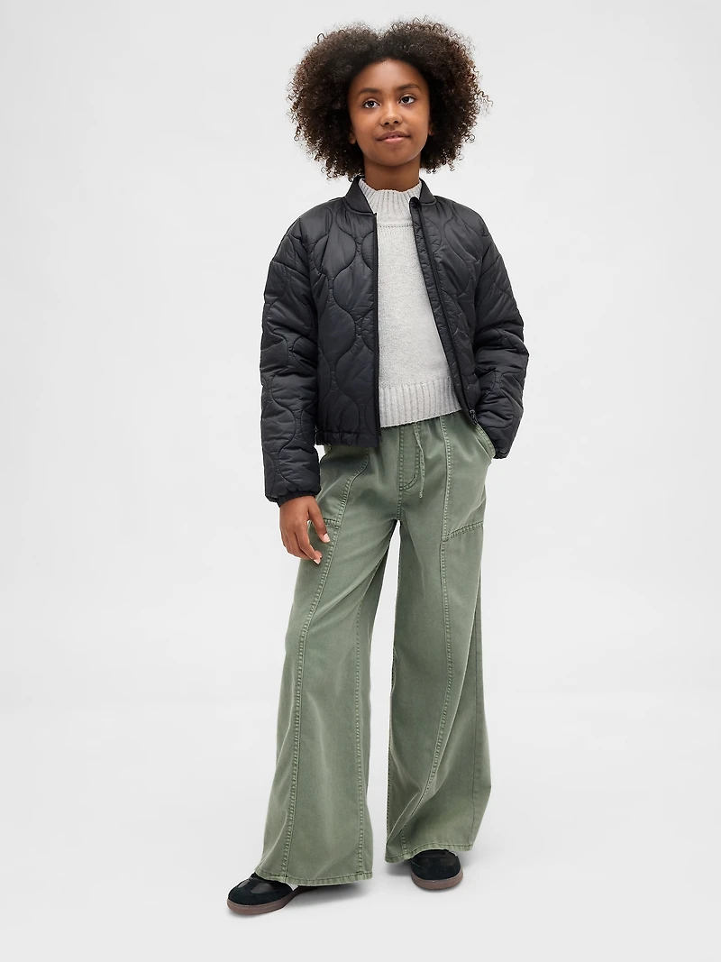 Kids Twill Baggy Pants