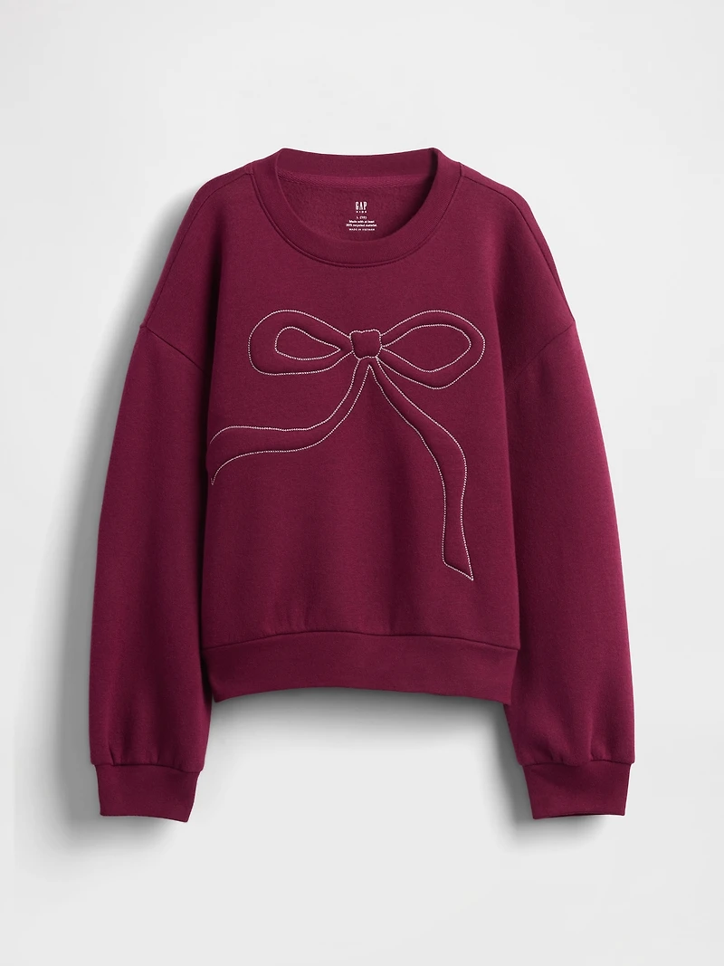 Kids Embellished Dolman Sweatshirt