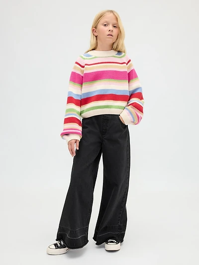 Kids Low Rise Baggy Jeans