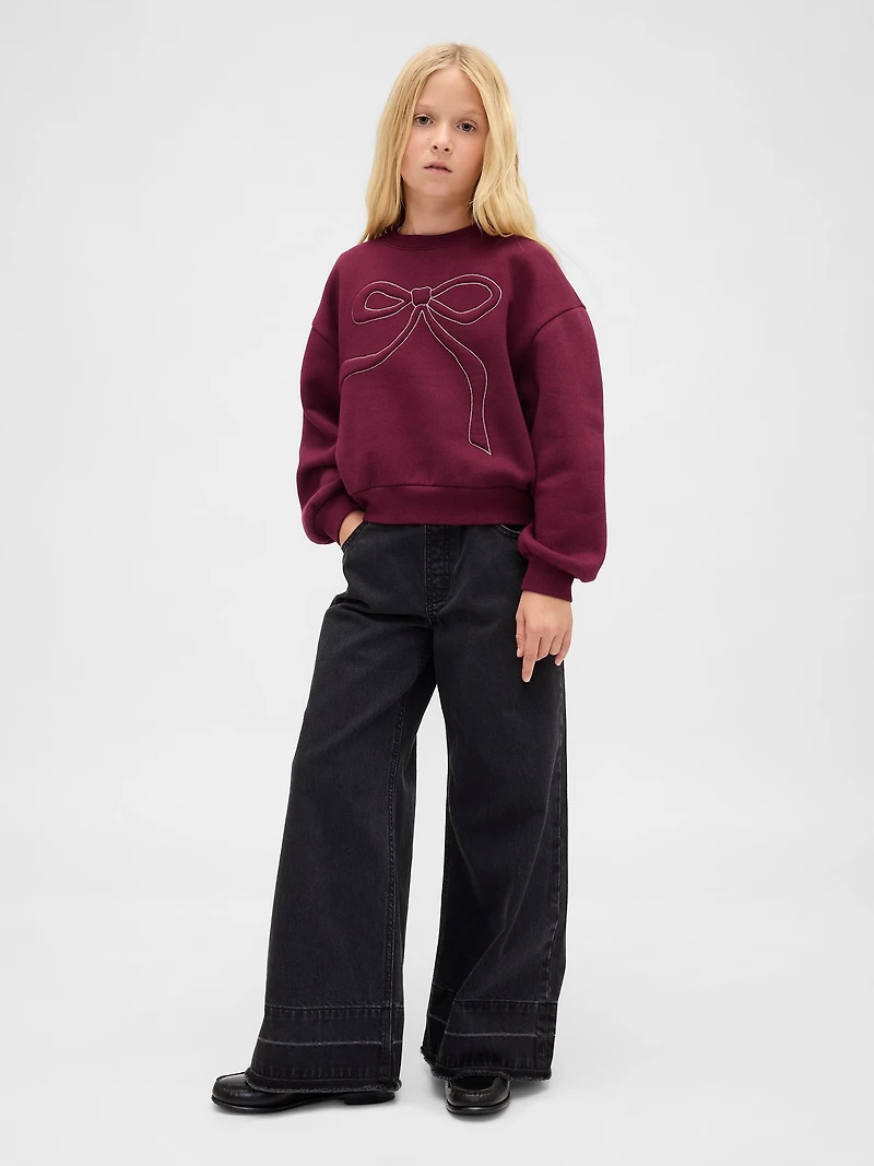 Kids Embellished Dolman Sweatshirt