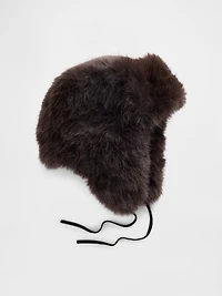 Tuque de trappeur en similifourrure