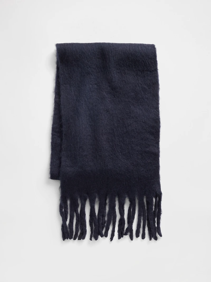 Brushed Fringe Scarf